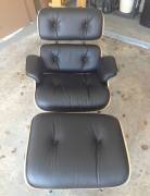 Herman Miller Charles Eames Santos Lounge Chair and Ottoman