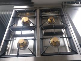 Cucina a gas 4 fuochi linea 90 e friggitrice (produzione silko) - made in Italy - pronta consegna