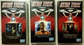3 VIDEOCASSETTE VHS STAR TREK EDIZIONE ORIGINALE 1996 COME NUOVO