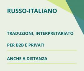 Russo-Italiano Traduzioni, Interpretariato tecnico-commerciale