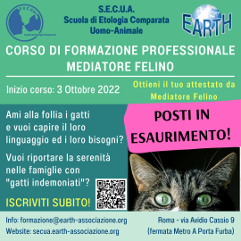 CORSO PROFESSIONALE PER MEDIATORE FELINO