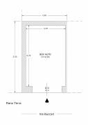 Box auto di 14,50 mq. con accesso diretto su strada pubblica.
