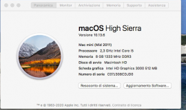 Vendo MacMini anno 2011