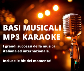 Basi Musicali MP3 Karaoke professionali