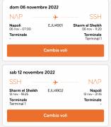 Biglietti easy jet Napoli Sharm 