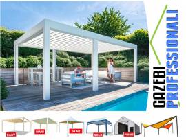 Bioclimatica 6x3,5 pergola gazebo dehor lamelle madelux