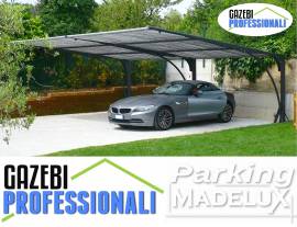 Carport tettoia auto box copertura gazebo pvc parcheggio gazebiprofessionali.com