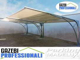 Carport tettoia auto box copertura gazebo pvc parcheggio gazebiprofessionali.com