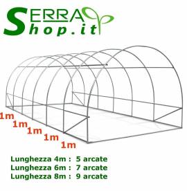Serra 3x4m tunnel antigrandine serre orto box serrashop.it  grandine giardino