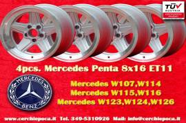 4 pz. cerchi Mercedes Penta 8x16 ET11 107 108 109