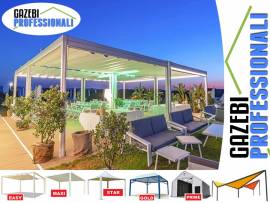 Pergola telo scorrevole pensilina gazebo tettoia pergotenda gazebiprofessionali