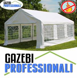 Tendone gazebo feste 3x4 PVC IGNIFUGO con laterali tenda gazebiprofessionali.com