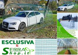 Serra tunnel 3x6 m rete antigrandine box auto orto grandine  serrashop.it