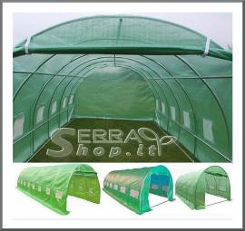 Serra 6x3 antigrandine tunnel acciaio serre orto piante box giardinaggio telo