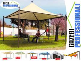 Copertura gazebo STYLE verniciato CERTIFICATO gazebiprofessionali.com