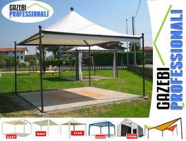 Copertura gazebo STYLE verniciato CERTIFICATO gazebiprofessionali.com