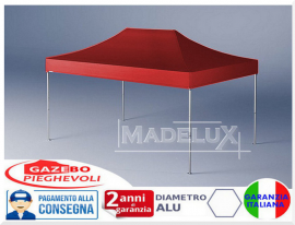 Gazebo pieghevole 3x4,5 Alluminio tendone mercato stand box stand fiere tenda