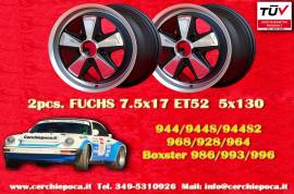 2 pz. cerchi Porsche Fuchs 7.5x17 ET52 944 1987-, 
