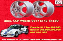 2 pz. cerchi Porsche Cup 9x17 ET47 944 1987-, 944S