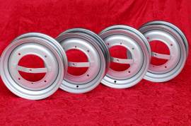 4 pz. cerchi Fiat OE steel 3.5x12 ET28 Fiat 500