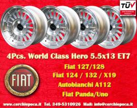 4 pz. cerchi Fiat/Alfa/Autobianchi WCHE 5.5x13 ET7