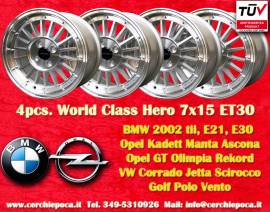 4 pz. cerchi BMW/Opel/VW WCHE 7x15 ET30 BMW 1502-2