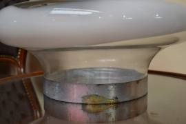 Lampada da tavolo in vetro di Murano anni 70 Mazzega
