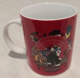 Tazza stilosa " That's Spain Folks!" in ceramica multicolore con design Looney Tunes