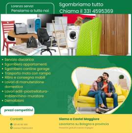 Sgombro cantine-solai-garage-lavori di casa