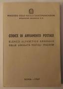 Codice di avviamento postale.Elenco alfabetico generale delle località postali italiane A.B.E.T.E.19