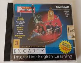 I CD-ROM DI PANORAMA N.3 MICROSOFT ENCARTA INTERACTIVE ENGLISH LEARNING