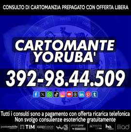 Con il Cartomante YORUBA' sono garantite soluzioni al 100%