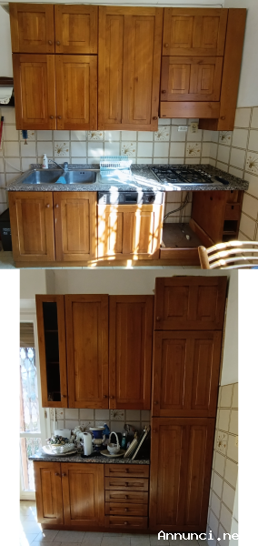 CUCINA LEGNO MASSELLO (VEDI TUTTE LE FOTO)