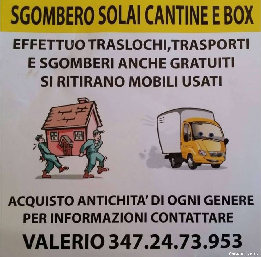 Sgomberi Milano e provincia