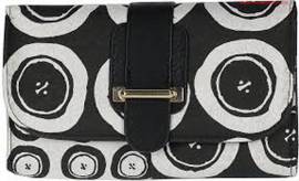 Portafoglio Desigual Mone Lengueta Black & White