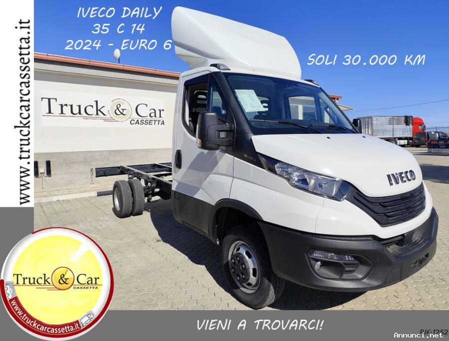 RIF.1252 IVECO DAILY 35 C 14 – 2024 – TELAIO – EURO 6