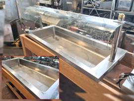 2 PIANI CON VASCHE REFRIGERANTI USATI 