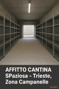 Cantina spaziosa _ Trieste zona campanelle 