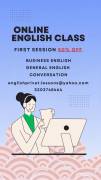 Online English Private Lessons ~ Enjoy 50% off your very first lesson today!
