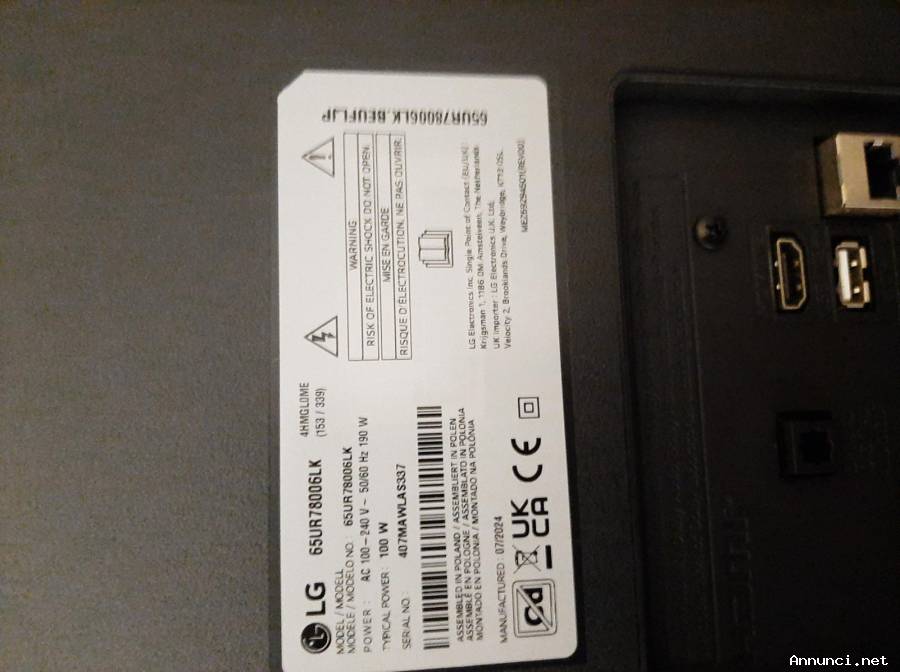 Tv Lg 65 display rotto