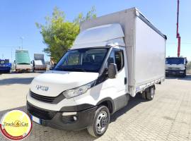 RIF.1273 IVECO DAILY 35 C 14 – 2018 – CASSONE CENTINATO ALZA/ABBASSA – COPRI/SCOPRI – EURO 6