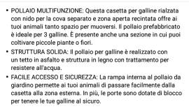 casetta/pollaio per galline o altri volatili casetta/pollaio per galline o altri volatili