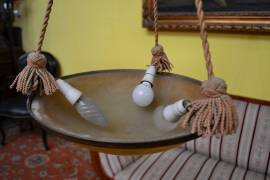 Antico lampadario stile Art Déco anni 40