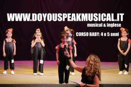 CORSO DI MUSICAL e INGLESE per bambini della scuola materna (4 e 5 anni)