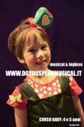 CORSO DI MUSICAL e INGLESE per bambini della scuola materna (4 e 5 anni)