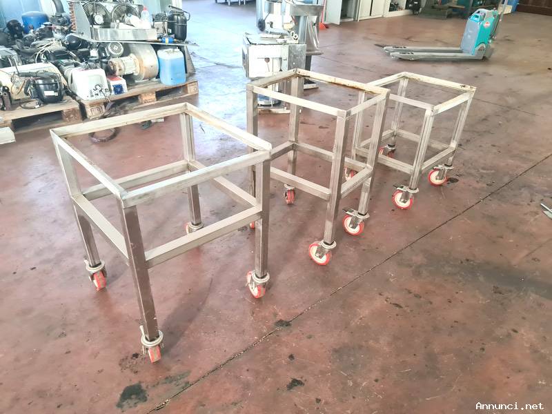 3 CARRELLI TRASPORTATORI DOPPIA PILA USATI