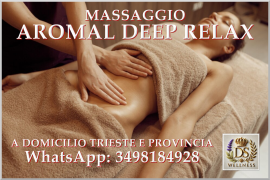 Massaggio Rilassante “AROMAL DEEP RELAX” su tutto il corpo per uomo o donna