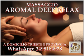 Massaggio Rilassante “AROMAL DEEP RELAX” su tutto il corpo per uomo o donna