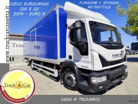 RIF.1267 IVECO EUROCARGO 120E22– 2019 – FURGONE+SPONDA CARICATRICE RETRATTILE DHOLLANDIA DA 15 Q.LI