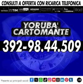 Telefonami, e sarò lieto di aiutarti: il Cartomante Yorubà